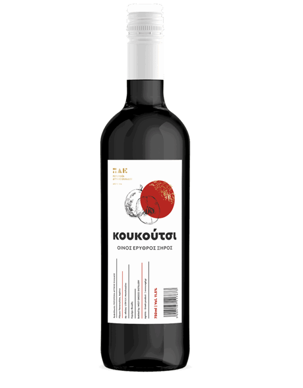 Κουκούτσι Οίνος Ερυθρός Ξηρός