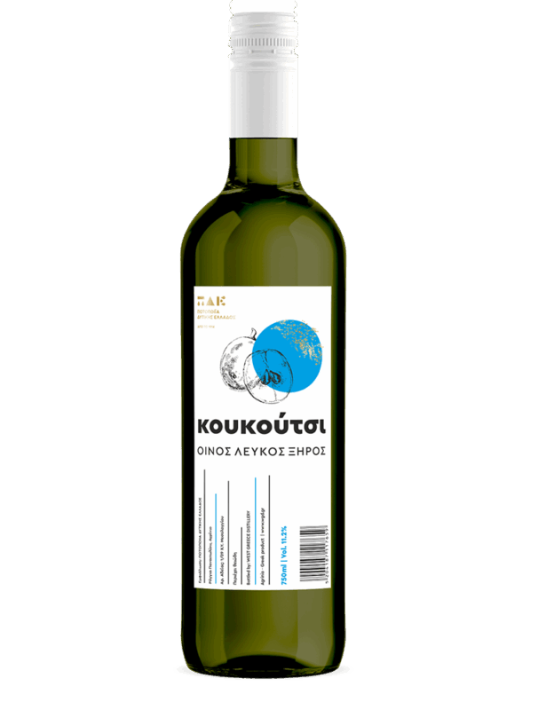 Κουκούτσι Οίνος Λευκός Ξηρός